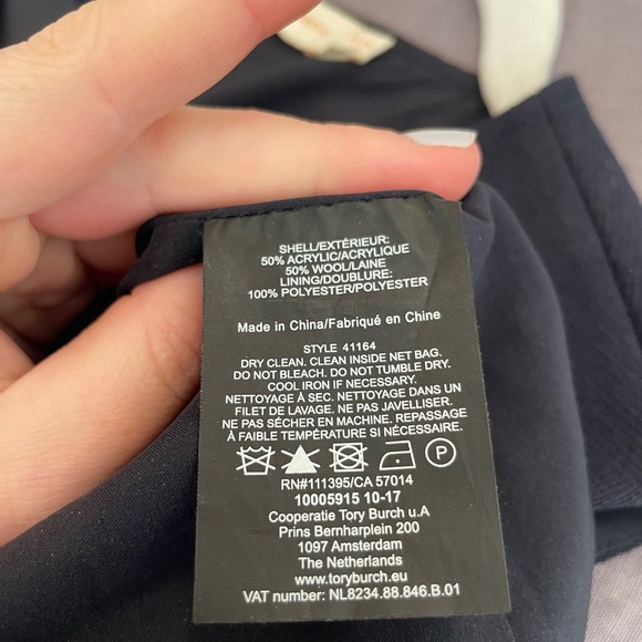 Tory Burch Navy Sleeveless Dress - Picture 5 of 5